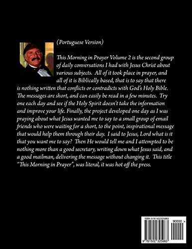 This Morning in Prayer: Day Starter Words from Jesus Christ Volume 2 (Portuguese Version)