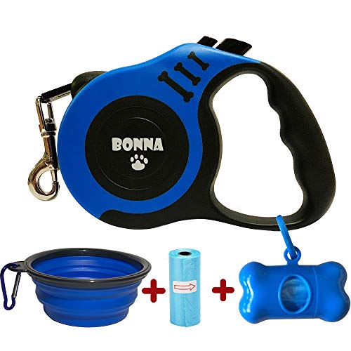 Bonna Retractable Dog Leash for Medium - Small Dogs and Cats 16.5FT Tangle