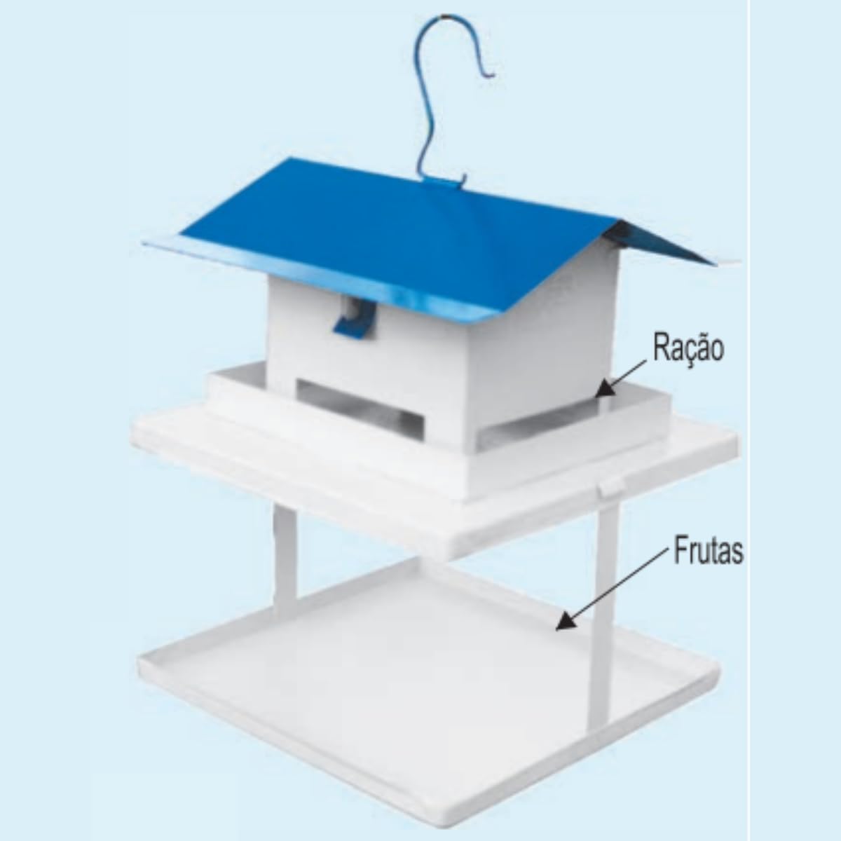 Comedouro para Pássaros com Fruteira COM-4 Fercar