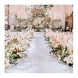AMENGJ Hochzeits-läufer Hochzeitsteppich Der Teppich-Laufstegteppich eignet Sich for Hochzeiten, Partys, Innen- und Außenkorridore sowie Teppichhochzeiten(5M_1.5M)