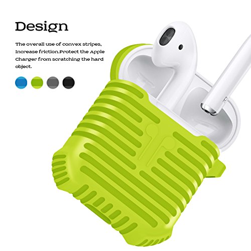 Hanlesi AirPods Case, Morbido Silicone Anti-Urto