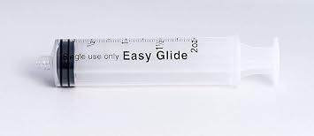 60CC Syringe Only with Luer Lock Tip - 25 Syringes Without a Needle by Easy Glide - Great for Medicine, Feeding Tubes, and Home Care
