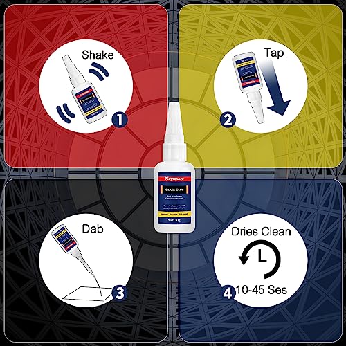 Nayrmaer JS-FT Glass Glue, 30G Clear Waterproof Acrylic Glue thumb #5