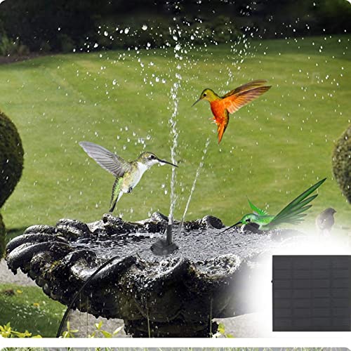 Diy Solar Water Pump Kit, Solar Powered Water Fountains Pump With 4 Nozzles, Outdoor Solar Water Fountain Pump For Bird Bath, Ponds, Garden, Fish Tank Pond #TOP4
