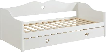 Vente-unique - Dayvana, 2 x 90 x 190 cm - Pine and MDF - White - for Children