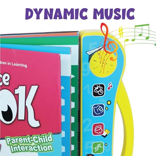 ToyMagic Intelligence Phonetic Learning E-Book|Activity With Alphabet,Numbers,Shapes,Animals,Nursery Rhyme|Birthday Gift|Interactive Musical Toy Book For Kids 3+|Improve Thinking Ability|Made In India - Image 4 thumbnail