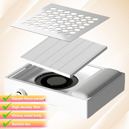 Recolector de Polvo para Uñas Mesen 56W con Filtro Reutilizable miniatura 5