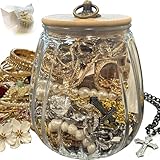 Mystery Jewelry Jar - 2 Lbs, Surprise Jewelry Jar Mystery, Mixed Style Jewelry Set for Women, Assorted Necklaces, Earrings, Bracelets, Rings, Unique Birthday Gifts for Her (45-50Pcs)