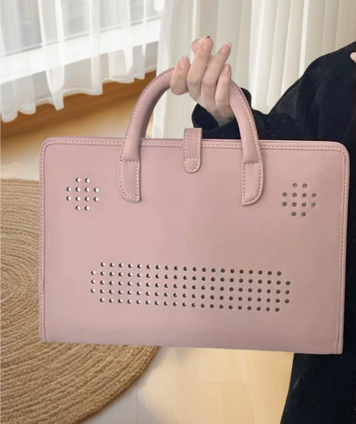 Laptop bag, laptop tote, pink girl computer.2