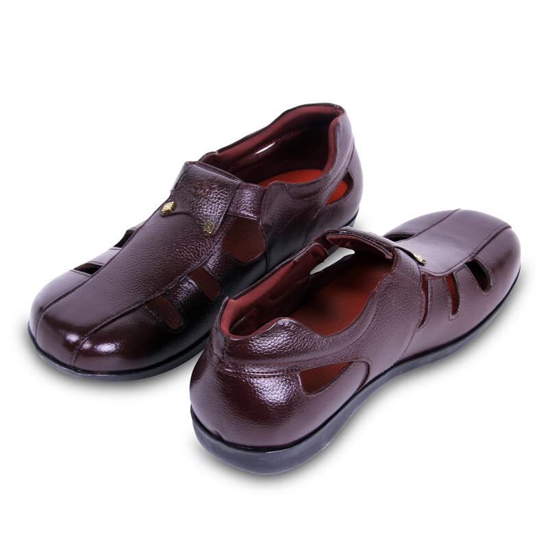 Image of M.V.DIABETES HEALTHCAR-Designer Diabetic Footwear (DDF - 029) - diabetic and orthopedic Men's Footwear | extra soft, Light weight and comfortable