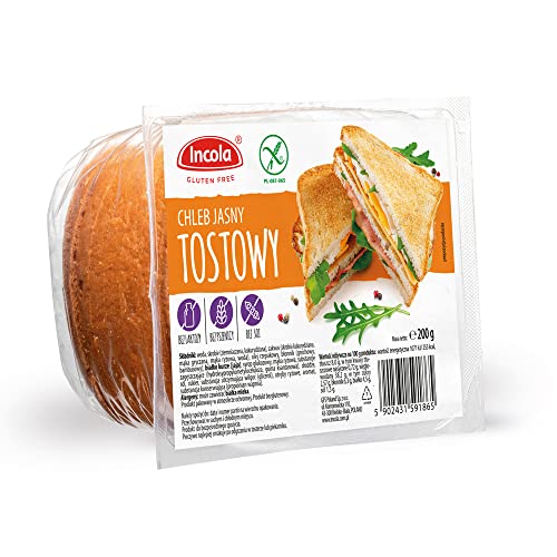 GLUTENFREIE BACKWAREN glutenfreies Brot verschiedene Sorten | Weißbrot, Mehrkornbrot, Bauernbrot, Toastbrot, Pizzabrot (Toastbrot (200g))