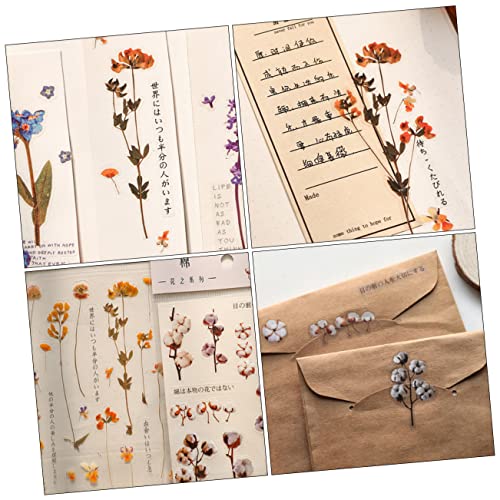 CRAFTHROU 12 Folhas De Adesivos Faça Você Mesmo Adesivos Feitos À Mão Adesivos De Apliques De Flores