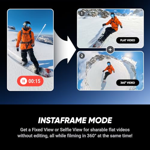 Image of Insta360 X5 Starter Bundle Satin White - Waterproof 8K 360 Action Camera, Leading Low Light, Invisible Selfie Stick Effect, Rugged & Replaceable Lens, 3-Hour Battery, Clear Audio, Stabilization