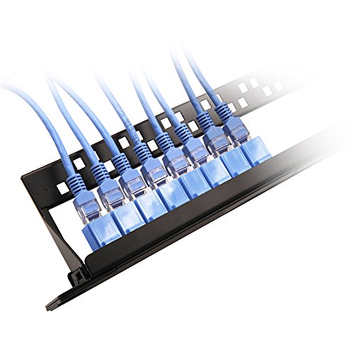 Vce Cat6 Keystone Coupler Ul Listed, Rj45 Female To Female Ethernet Insert Jack Utp Network Inline Connector - Blue, 5-Pack #TOP4