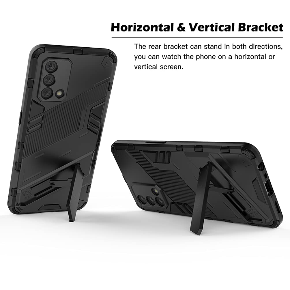 DOINK Cover Custodia per Oppo A74 (4G Version), Case Armor PC+TPU