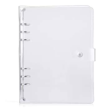 透明 システム手帳 バインダー ルーズリーフ オフィスノート 学用品手帳 Amazon | 6穴 透明PVCなシステム手帳 バインダー バインダー 6穴