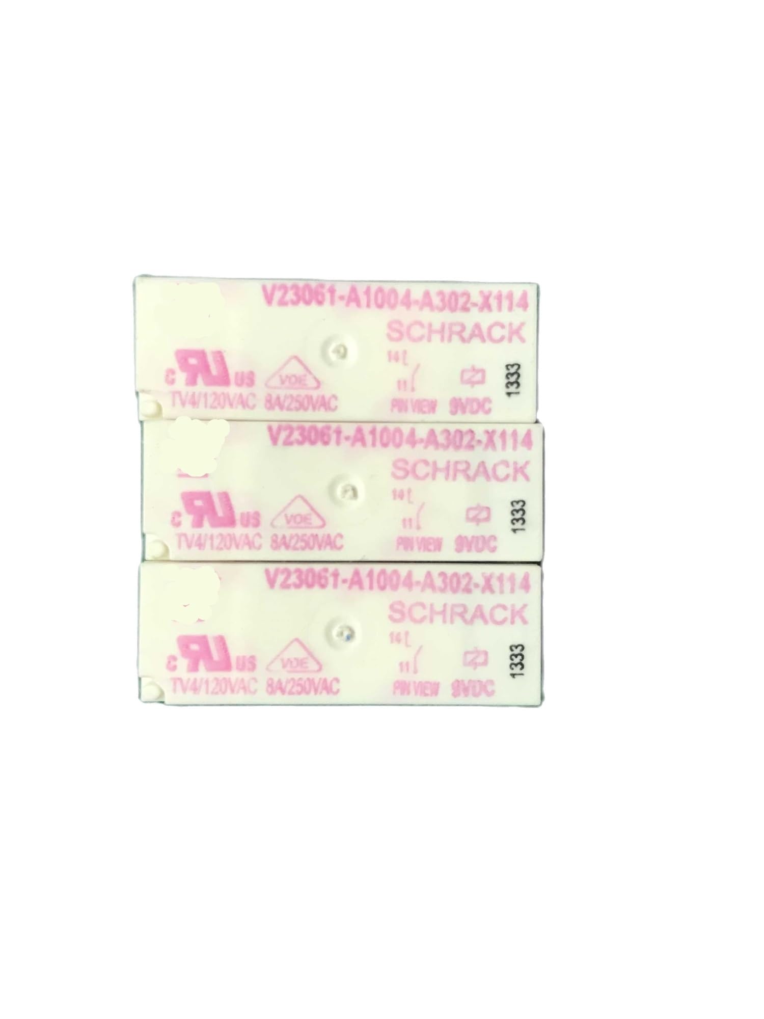 Relais électromagnétique V23061-A1004-A302-X114 9VDC NISZA 4 broches