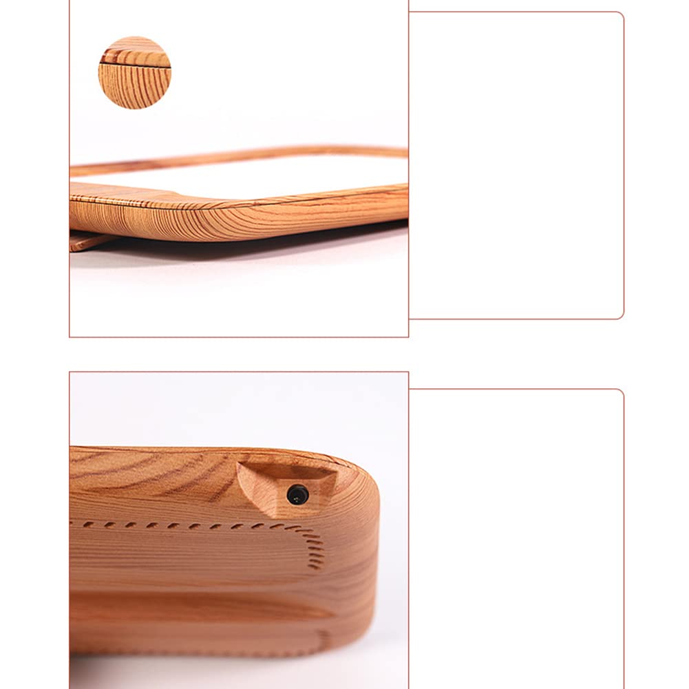 Lampe De Luminothérapie Grain De Bois, 45000Lux Boîte À Lumière LED, Avec 3 Modes De Couleur, 6 Niveaux De Luminosité & Gradation En Continu, Coucher Du Soleil Fonction De Réglage