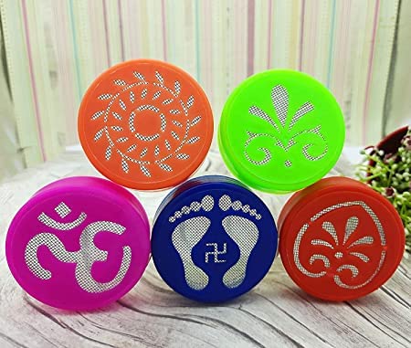 Poudre De Couleur Rangoli 800g (10 Couleurs) - Pour Décorations Diwali, Navratri, Pongal