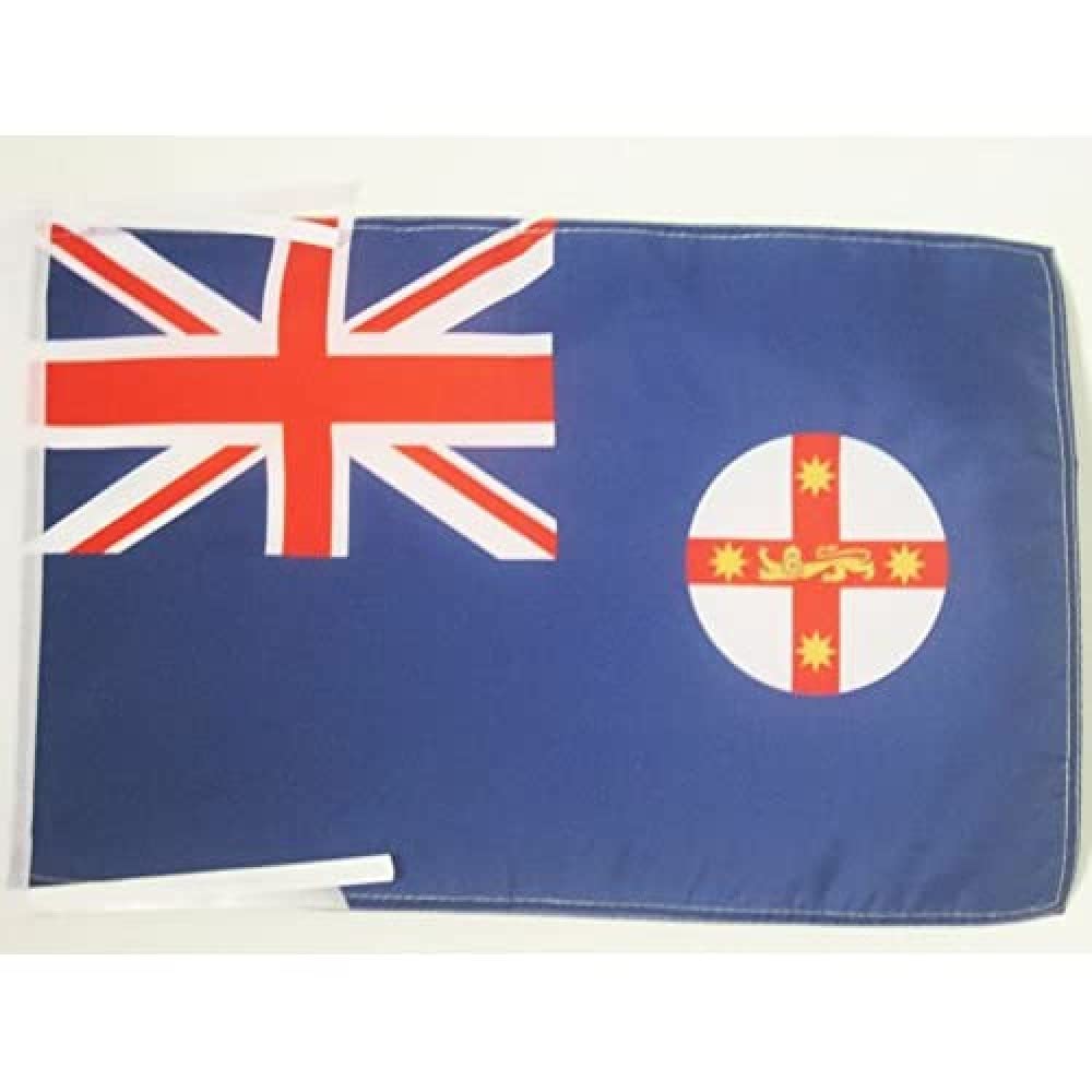 Iran Old Persia Flag 18'' x 12'' cords - Persian SMALL flags 30 x 45cm - Banner 18x12 in - AZ FLAG — view 1026