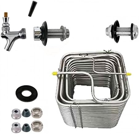 Jockey Box Conversion Kit, DYI Keg Cooler, SS304 Coil Kit [Select a Size : 50', 70', 120'] (120 Feet Coil)