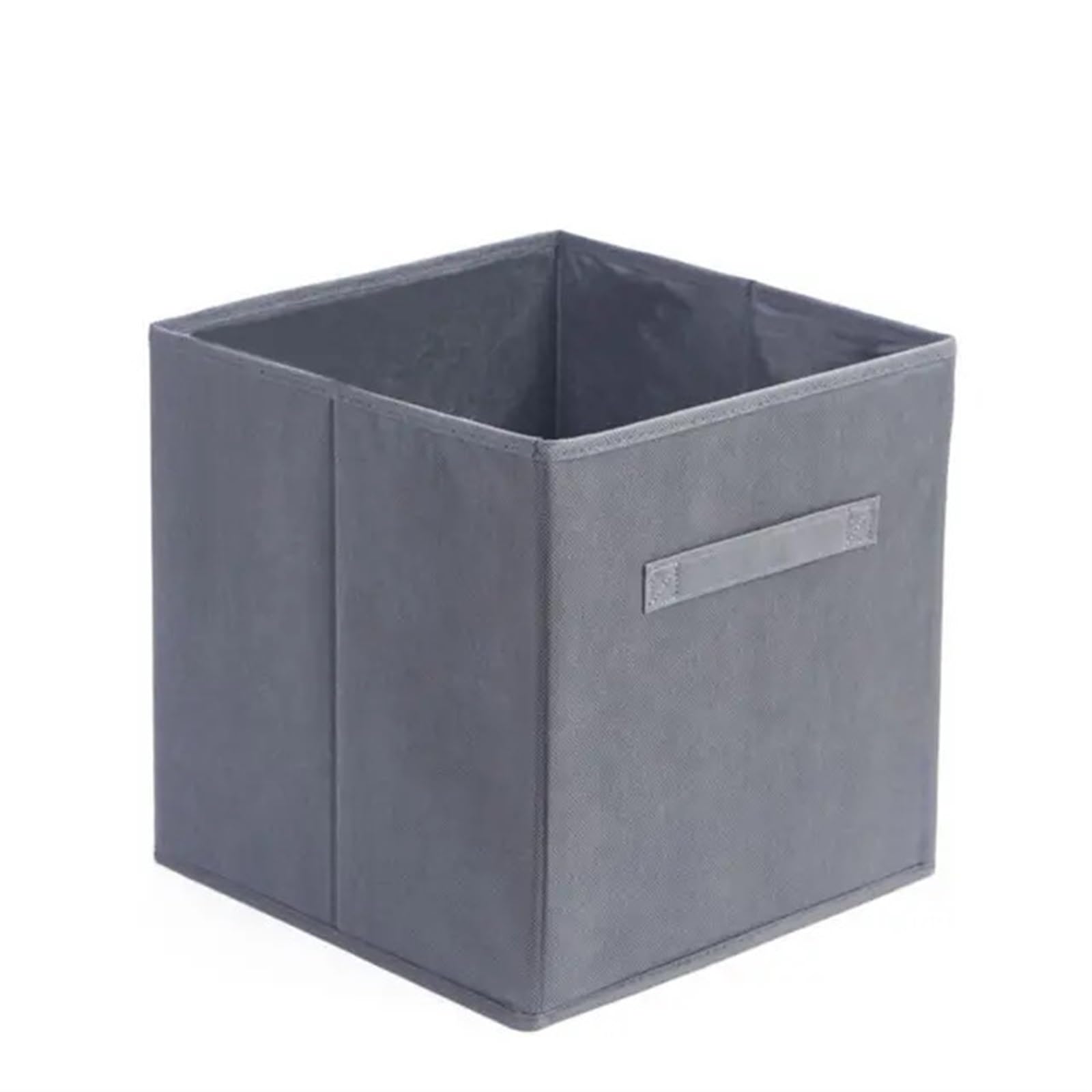CGUOHU 6pcs Collapsible Cube Storage Bin Non Woven Fabric Box Home Organizer Drawer Toy Cabinet Organization For Wardrobe Storage(Grey)