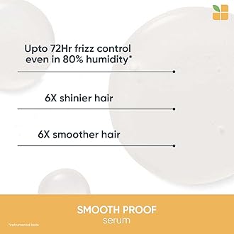 Biolage Smoothproof Deep Smoothing 6-in-1 Professional Hair Serum for Women & Men for frizzy hair