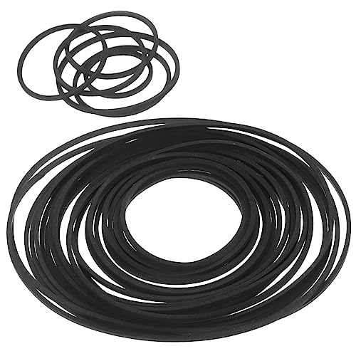 ibasenice 30pcs Cassette Player Rubber Belts for Recorder Repair Replacement for Smooth and Noise Reduction Suitable for Cd Players DVD Drives and Tape Machines