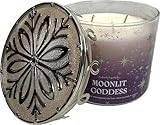 Bath and Body Works Moonlit Goddess 3-Wick Candle Collector's Lid Limited Edition