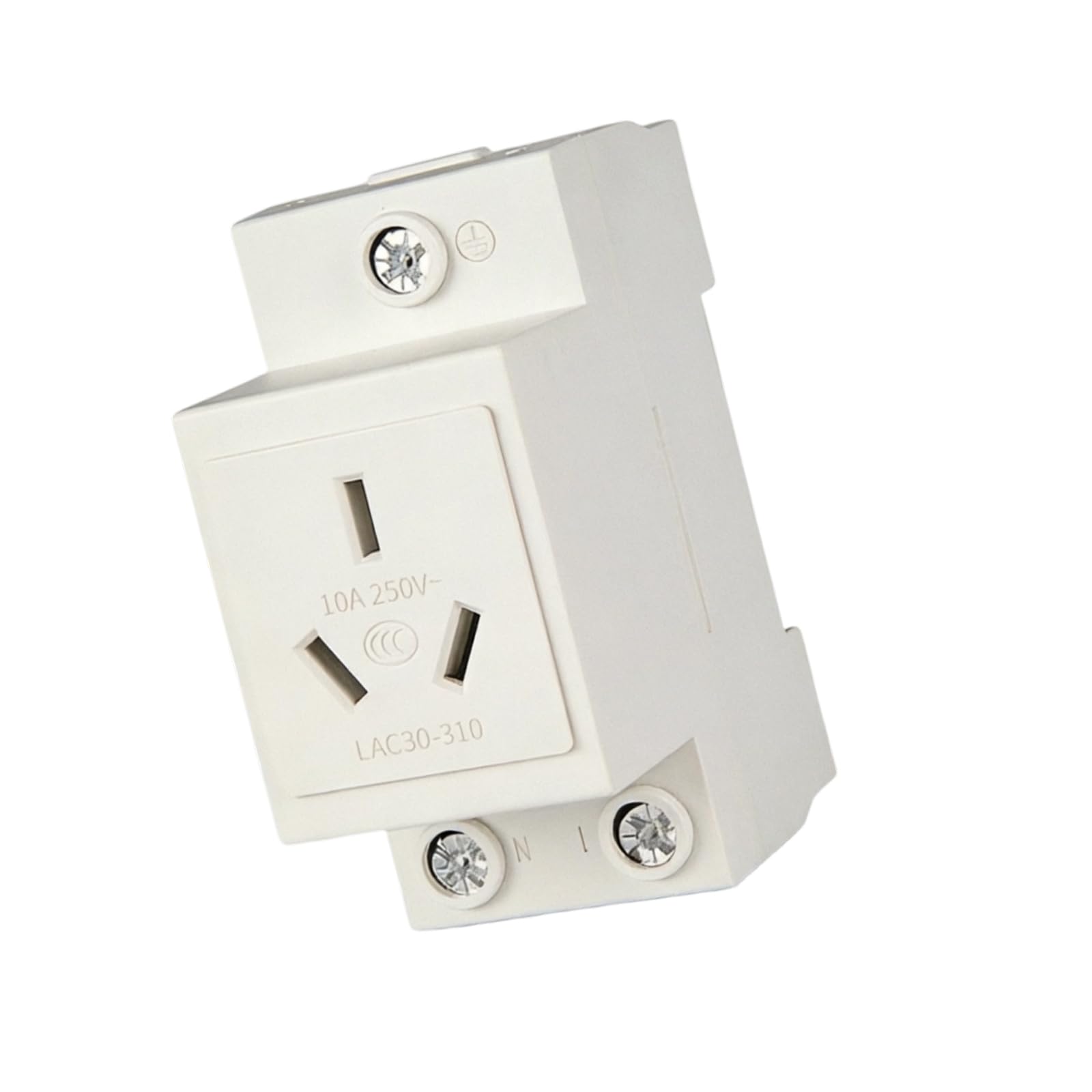 Industrial DIN Rails Socket Rails Mount Electrical Socket with Copper Conductors for Stable Power Supply for Home Industry Electrical Distribution Box Port