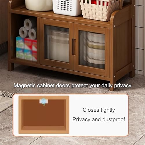 Étagère de rangement pour cuisine et salon meuble micro-ondes gain de place - 6