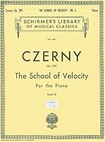 Czerny - School of Velocity Op. 299 Book 3 Vol. 164 B004PIBSE0 Book Cover