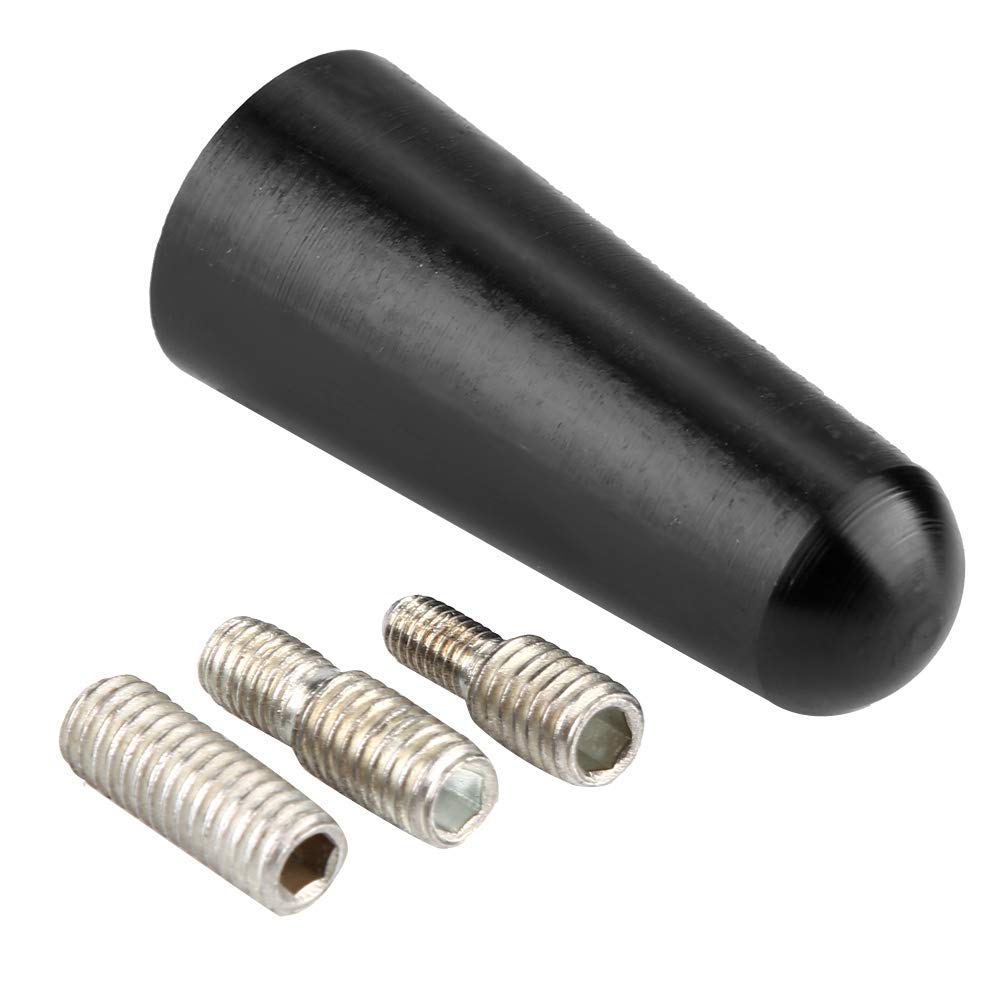 Antena samochodowa, 1,2 cala, 3 cm, dach samochodowy ze stopu aluminium, krótki adapter anteny prętowej S, czarny
