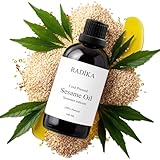 Radika Aromatherapy 100 ml | Sesamöl | 100% Rein & Natürlich Kaltgepresst | Bio Massageöl |...