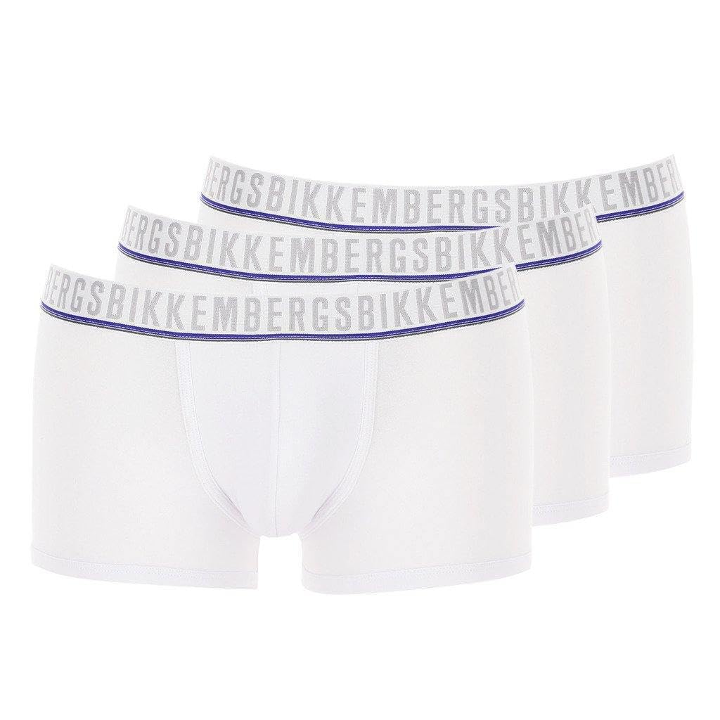 Bikkembergs3-Pack Stretch Cotton 318 Boxers White