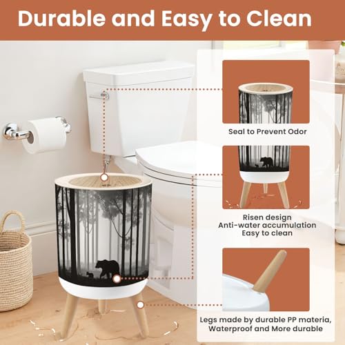 Caneca pequeña con tapa y diseño boho 7L para interiores miniatura 5