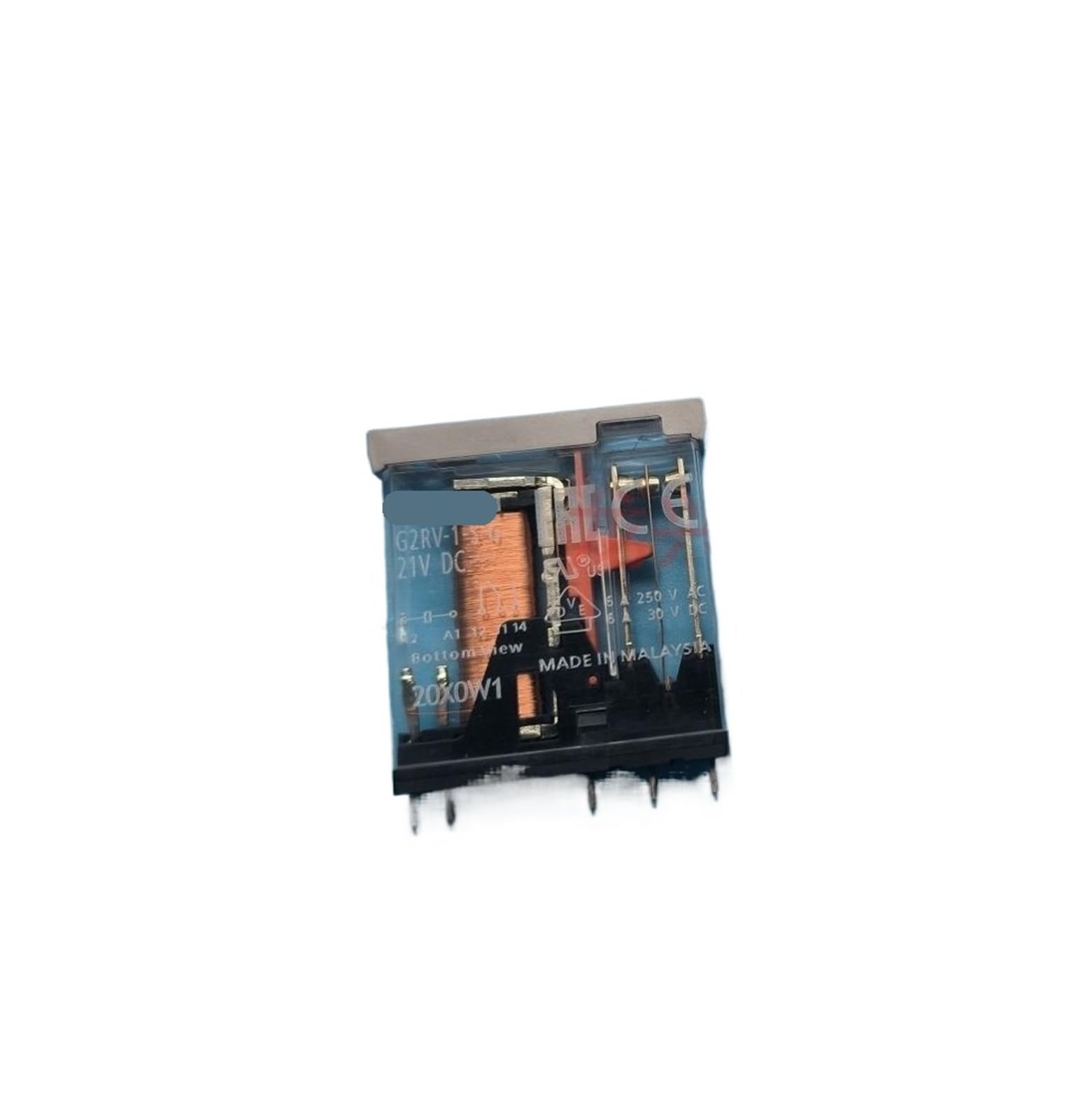 Relé G2RV-1-SG 21VDC módulo de aislamiento con pines de alta conductividad para PLC