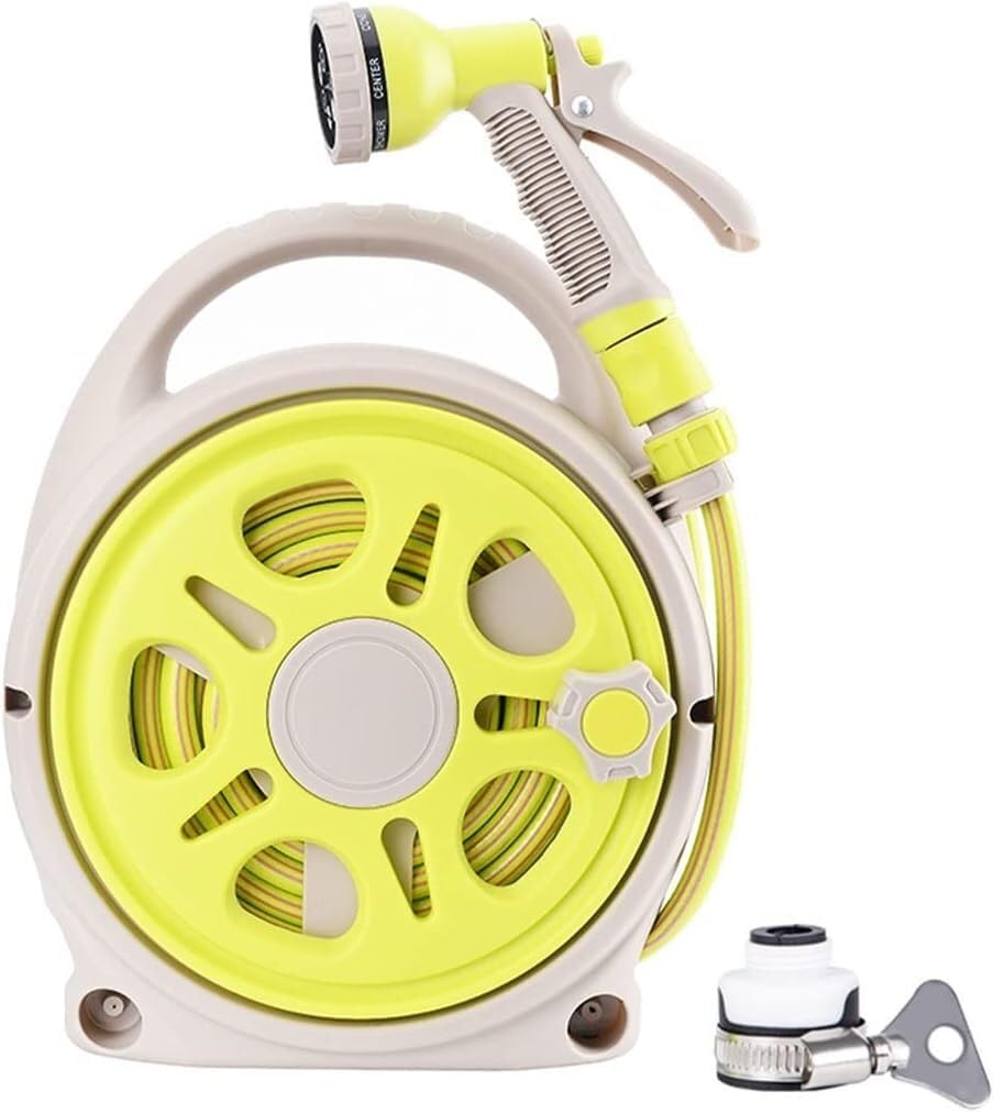 Portable Hose Reel Cart Hose Reel Cart Garden Hose Reels for Outside Heavy Duty Portable Lightweight Garden Hose Cart Hose reel cart with wheels