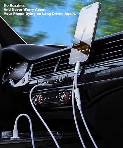 Cable Auxiliar a USB C para Musica en Coche y Carga Rapida de iPhone 16 y S24 2