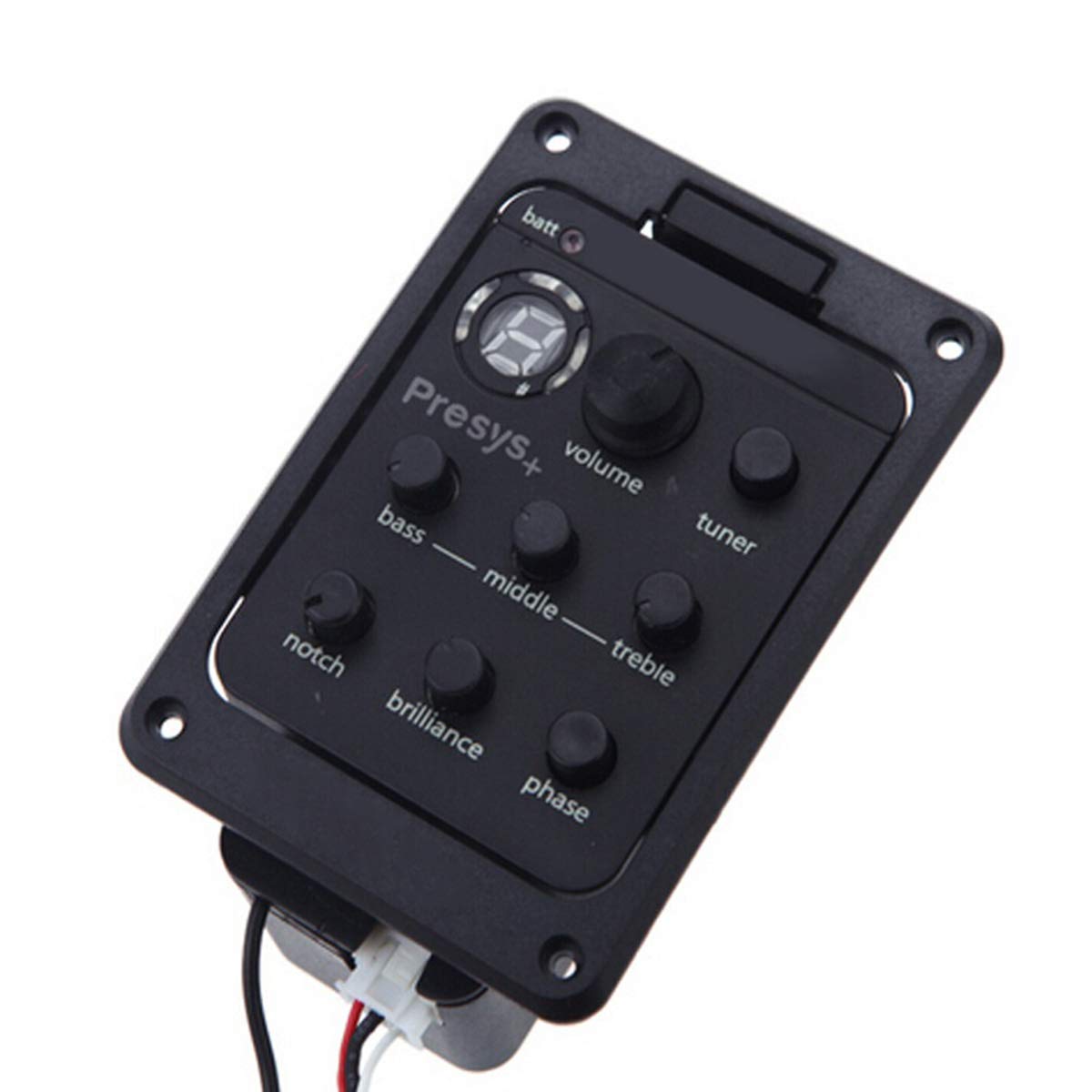 3-pasmowy przedwzmacniacz gitarowy equalizer do gitary akustycznej, jedna płyta tunera przedwzmacniacza