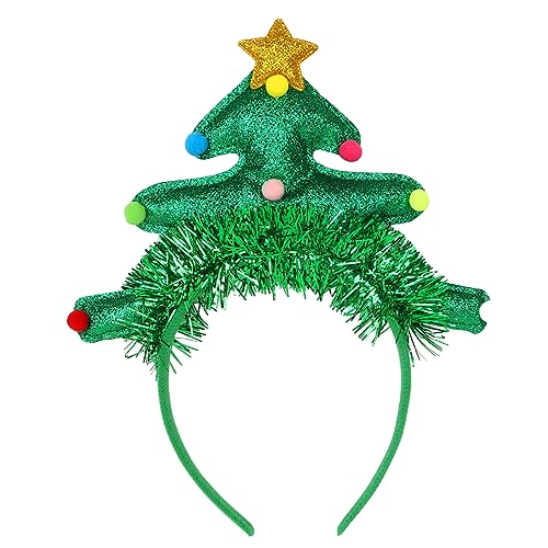 IBLUON Christmas Headbands Christmas Tree Headband, Costume Headbands for Holiday Party Suppliers.