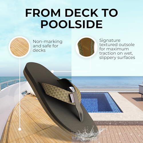 Scott Hawaii Men's Manoa Sandal | All Terrain Tread Outsole | Molded Arch With Heel Cup | Neoprene Lined Strap For All Day Comfort | Hiking Flip Flop4