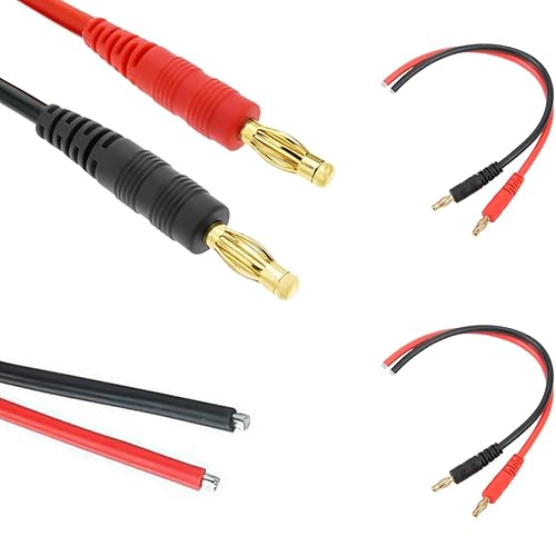 4mm Banana Bullet Plug Connector,Banana Plugs Charging Adapter with Flexible