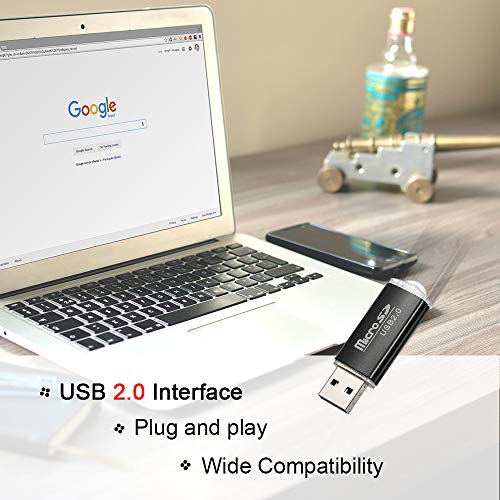 KKmoon Leitor de cartão TF USB 2.0 mini portátil