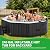 Inflatable Hot Tub, 4-6 Person Polygon Portable Blow Up Hot Tub, Leak-Proof PVC Outdoor Spa with 130 Strong Air Jets, Heater Pump and Insulated Cover, 77” X 77”X 25”