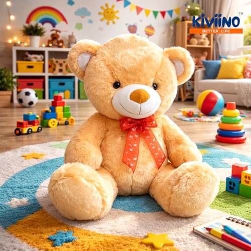 Image of Soft Toy Cuddly Teddy Bear| 42cms for Girls & Boys Plush Stuffed Animals Ultra Soft Toys |Perfect for Birthday Gifts (Teddy Bear, Brown, 42cms)