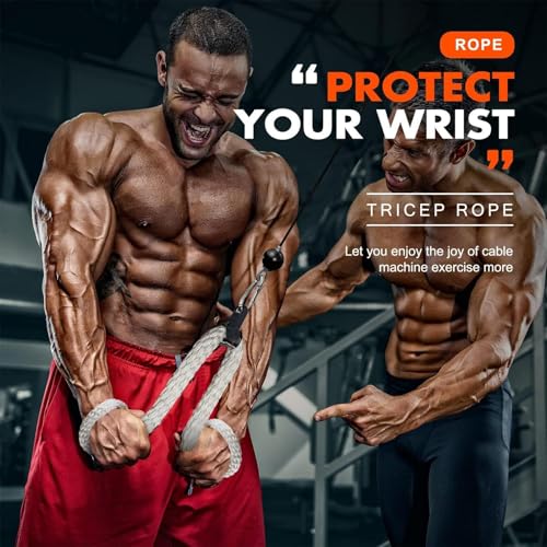 Poignée triceps machine à câble pour sculpter et tonifier les muscles des bras - 3