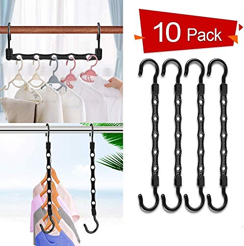 Koicaxy Magic Clothes Hangers, Smart Closet Space Saver Magic Cascading Hangers for Space