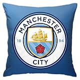 Manchester Home Throw Pillow Case Couch Sofa Bedroom Decorative Square Cushion Pillow Covers 18x18 In