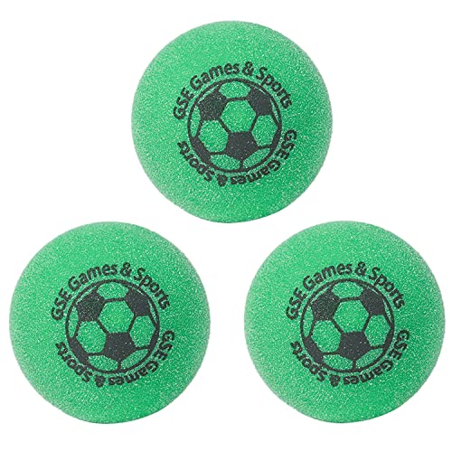 GSE Regulation Size 1.365" Table Soccer Foosball Table Replacement Balls, Official Tournament Table Soccer Balls, Foosball Table Accessories (Green - 3 Pack)